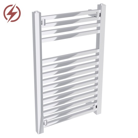 500mm  x 800mm  Atlas Electric Chrome Designer Towel Rail