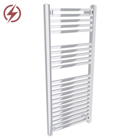 500mm  x 1200mm  Atlas Electric Chrome Designer Towel Rail