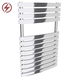 500mm (w) x 788mm (h) Electric Solar Chrome  Towel Rails