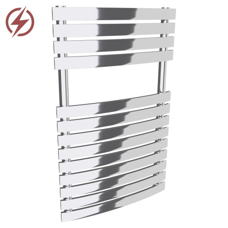 500mm (w) x 788mm (h) Electric Solar Chrome  Towel Rails