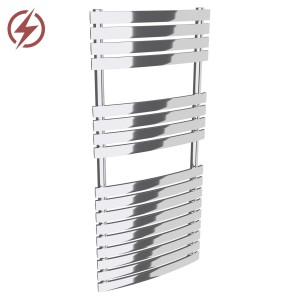 500mm (w) x 1106mm (h)  Electric Solar Chrome Designer Towel Rail (Single Heat or Thermostatic Option)
