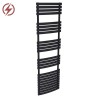 500mm (w) x 1742mm (h) Electric Solar Black  Towel Rails