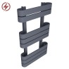 500mm x 850mm Electric Barlo Anthracite Designer Electric Towel Rail