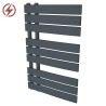 500mm x 800mm Electric Apollo Anthracite Heated Towel Rail