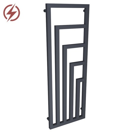 520mm x 1460mm  Electric Ramona Anthracite Designer Radiator