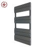 1000mm Electric Wave Anthracite Single Aluminium Towel Rail