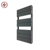 800mm Electric Flow Anthracite Single Aluminium Towel Rails