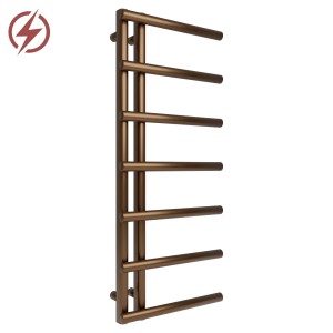 500mm (w) x 1200mm (h) Electric Mira Brushed Bronze Towel Rail (Single Heat or Thermostatic Option)