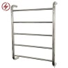 600mm (w) x 700mm (h) Contour Polished Stainless Steel Traditional Dry Electric Towel Rail