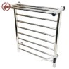 550mm (w) x 660mm (h) x 235mm (d) Axis Polished Stainless Steel Dry Electric Towel Shelf Radiator (In-Built Controller)