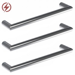 550mm(w) Round Polished Stainless Steel Heated Electric Towel Bars (Pack of 3)