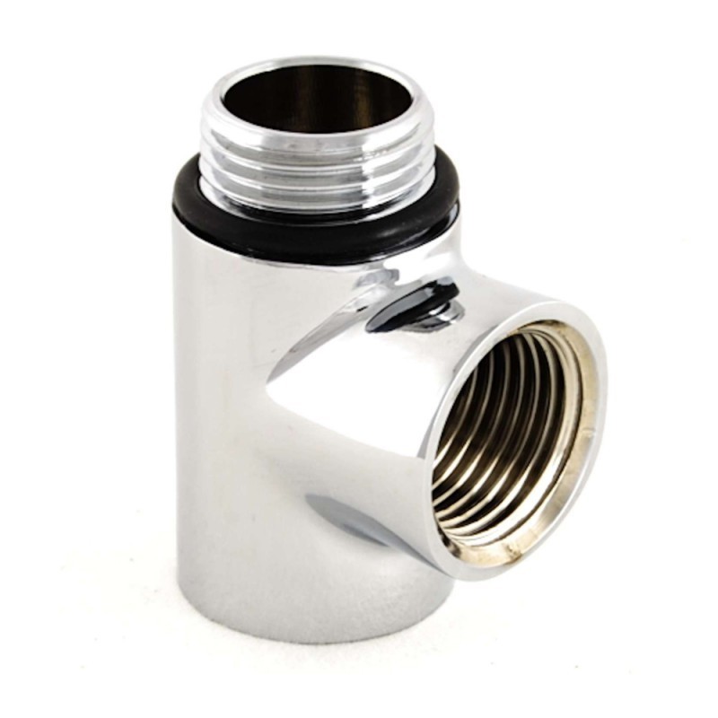 Chrome Dual Fuel Kit T-Piece & RICA Fixed Temp Heating Element
