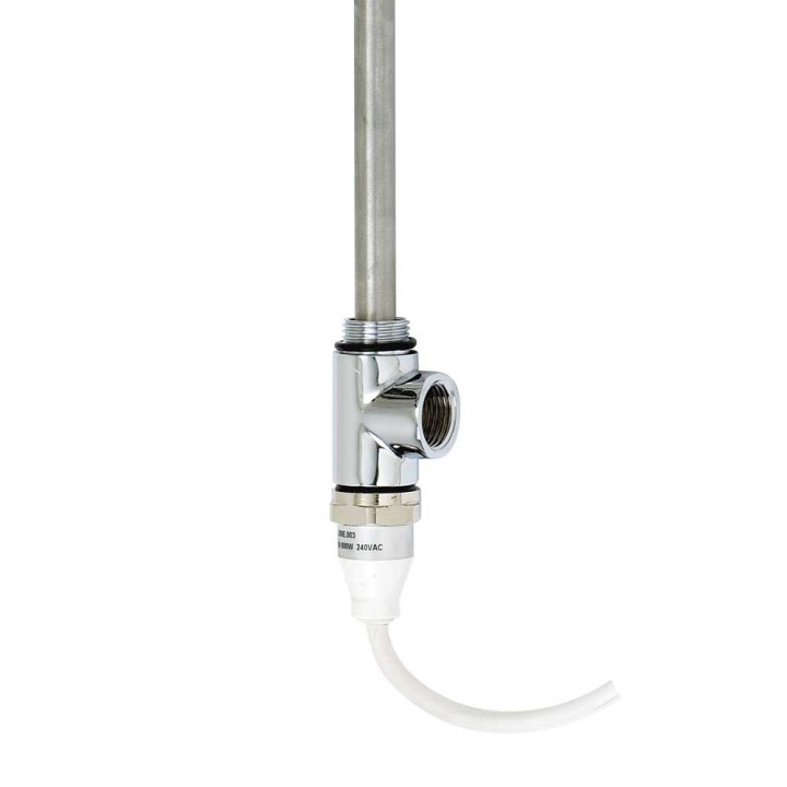 Chrome Dual Fuel Kit T-Piece & RICA Fixed Temp Heating Element