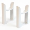 White Slip on Feet (Pair) for Korona Radiator Range