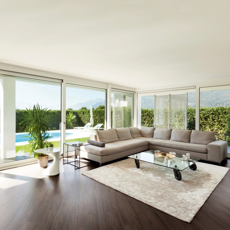 Ebony - Click Plus Wood Luxury Vinyl Flooring - 228mm x 1220mm - Insitu