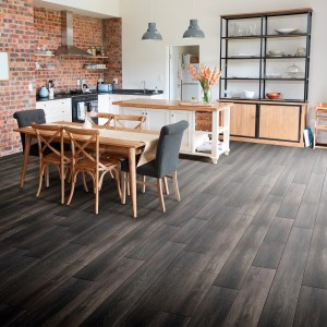 Luvanto Midnight Ash - Click Plus Wood Luxury Vinyl Flooring - 180mm x 1220mm