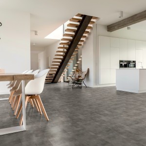 Luvanto Urban Grey - Click Plus Stone Luxury Vinyl Flooring - 305mm x 610mm