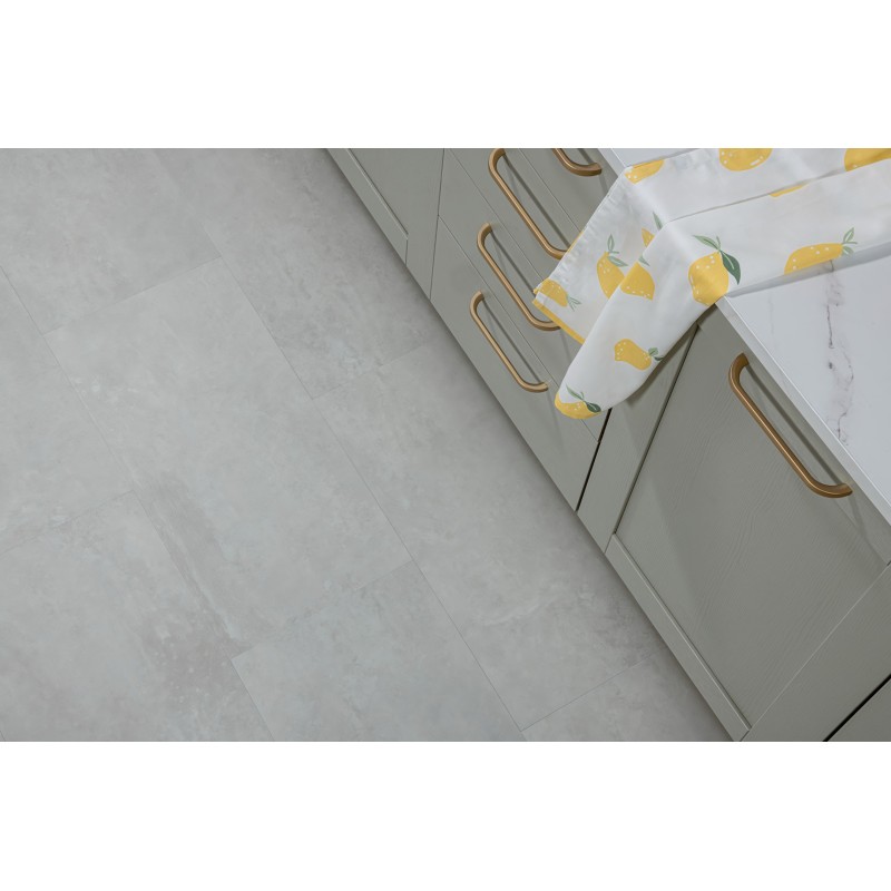Luvanto Dove Stone - Click Plus Stone Luxury Vinyl Flooring - 305mm x 610mm - Insitu