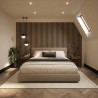 Tuscan Natural Oak Acoustic Slat Wall Panel - 2400mm x 608mm - Single