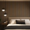 Tuscan Natural Oak Acoustic Slat Wall Panel - 2400mm x 608mm