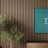 Tuscan Smoked Oak Acoustic Slat Wall Panel - 2400mm x 608mm - Single