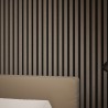 Tuscan Misty Grey Acoustic Slat Wall Panel - 2400mm x 608mm - Single