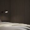 Tuscan Smoked Grey Acoustic Slat Wall Panel - 2400mm x 608mm - Single