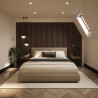 Tuscan Walnut Acoustic Slat Wall Panel - 2400mm x 608mm - Single