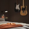 Tuscan Walnut Acoustic Slat Wall Panel - 2400mm x 608mm - Single