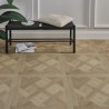 Luvanto Spring Oak - Basketweave Click Plus Luxury Vinyl Flooring - 600mm x 600mm - Insitu