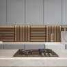 Tuscan Smoked Oak Acoustic Slat Wall Tile - 553mm x 553mm - Pack 4