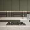 Tuscan Smoked Grey Acoustic Slat Wall Tile - 553mm x 553mm - Pack 4