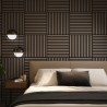 Tuscan Misty Grey Acoustic Slat Wall Tile - 553mm x 553mm - Pack 4