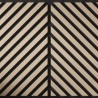 Tuscan Natural Oak Acoustic Slat Wall Chevron Tile - 553mm x 553mm - Close Up