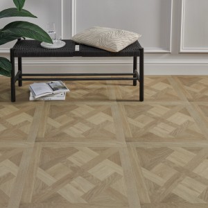 Luvanto Spring Oak - Premium Design Basketweave Design Luxury Vinyl Flooring - Glue Down - 600mm x 600mm