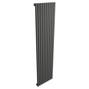 Ultraheat Klon Designer Anthracite Single & Double, D-Profile Vertical Radiators (7 Sizes)