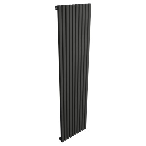 Ultraheat Klon Designer Black Single & Double, D-Profile Vertical Radiators (7 Sizes)