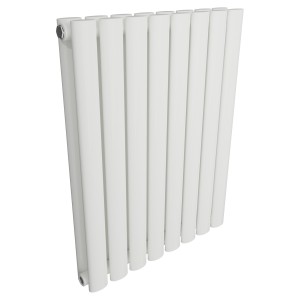 Ultraheat Sofi White Double Oval Tube Horizontal Radiators (11 Sizes)