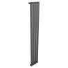 Ultraheat Sofi Anthracite Single Double Oval Vertical Radiators