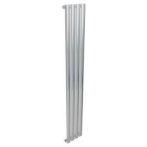 Ultraheat Sofi Chrome Single Oval Tube Vertical Radiators (7 Sizes)
