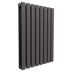Ultraheat Linear Anthracite Double Flat Panel Horizontal Radiators (6 Sizes)