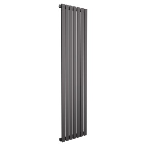 Ultraheat Linear Vertical Anthracite Single & Double Flat Panel Radiators (8 Sizes)