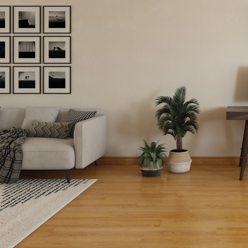 Farmhouse Oak - Luxury Vinyl Click Flooring - 178mm x 1218mm - Insitu