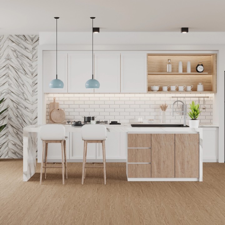 Heritage Oak - Luxury Vinyl Click Flooring - 178mm x 1218mm - Insitu
