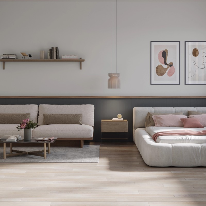 Scandi Oak - Luxury Vinyl Click Flooring - 178mm x 1218mm - Insitu