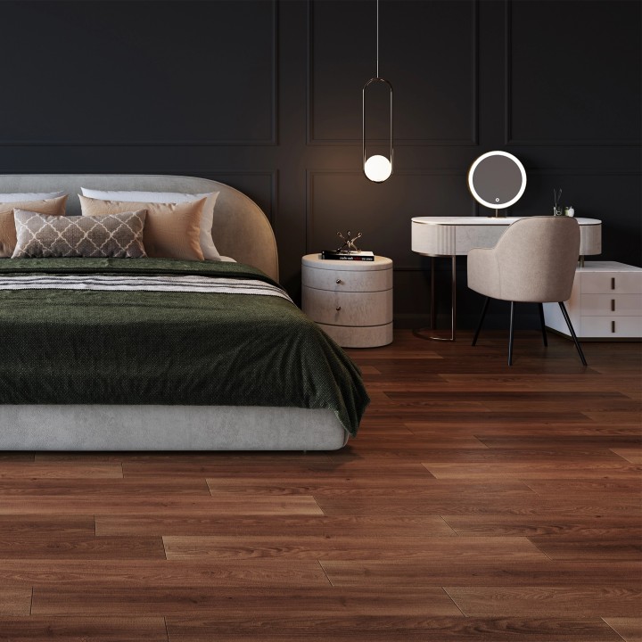 Castle Oak - Luxury Vinyl Click Flooring - 178mm x 1218mm - Insitu