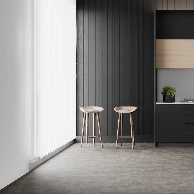 Alaska Grey - Luxury Vinyl Click Flooring - 178mm x 1218mm - Insitu