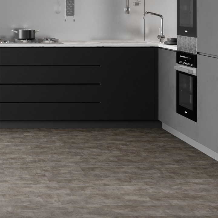 Alaska Grey - Luxury Vinyl Click Flooring - 178mm x 1218mm - Insitu