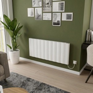 Kairo White Electric Flat Panel Radiators with Smart Control (4 Sizes)