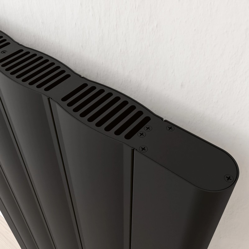 Kairo Black Electric Flat Panel Radiators with Smart Control (4 Sizes)